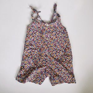 Vintage GAP kids loose floral romper | size xxs